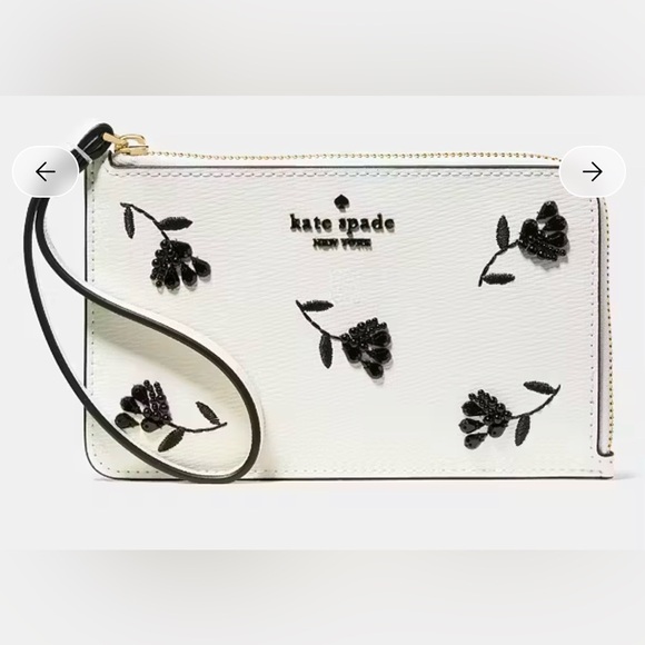 kate spade Handbags - ♠️Kate spade NY Lucy Floral Small Card Holder Wristlet